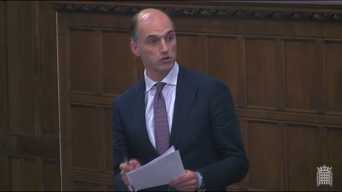 Leo Docherty, Conservative Party MP from Aldershot. 